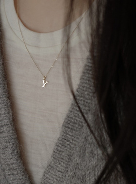 迷你素面可爱挂坠手链锁骨链项链