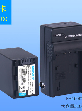 适用于索尼摄像机HDR-SR8E SR7E SR5E HC9 HC5电池NP-FH100充电器