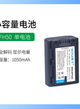 适用于索尼摄像机NP-FH50 NP-FH100电池FH30 FH40 FH60充电器FH70