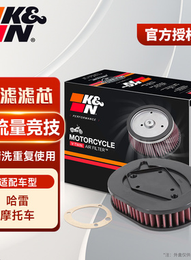 KN空滤适用哈雷XL883 硬汉 超低座 XL1200 V72 X48路锋空气滤芯