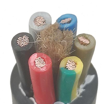 橡胶电缆线YZW软线2 3 4 5 6 7 8 10 16芯075 1 15 25平方电线i.