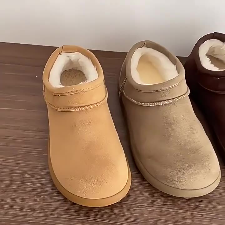 2025秋冬新款加绒加厚保暖棉鞋