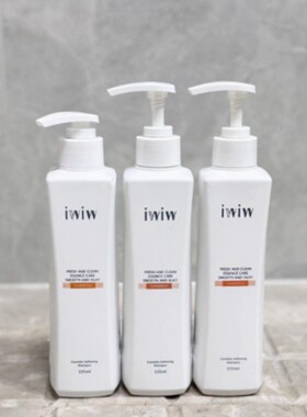 英国植萃IWIW山茶花洗发水丰盈去屑止痒温润修护c正品沐浴露护发