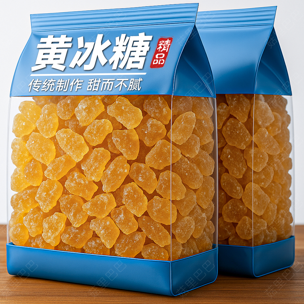 广西特产老冰糖黄冰糖块