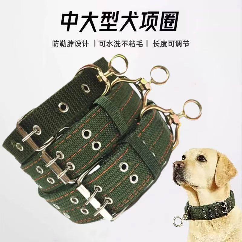 狗项圈中大型犬结实金毛脖子宠物狗脖圈狗颈圈小型犬狗脖套泰迪