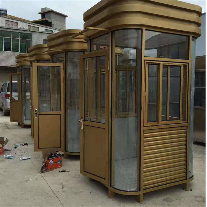 定做小型岗亭 小区商场学校保安值班岗亭 户外移动执勤岗亭厂家