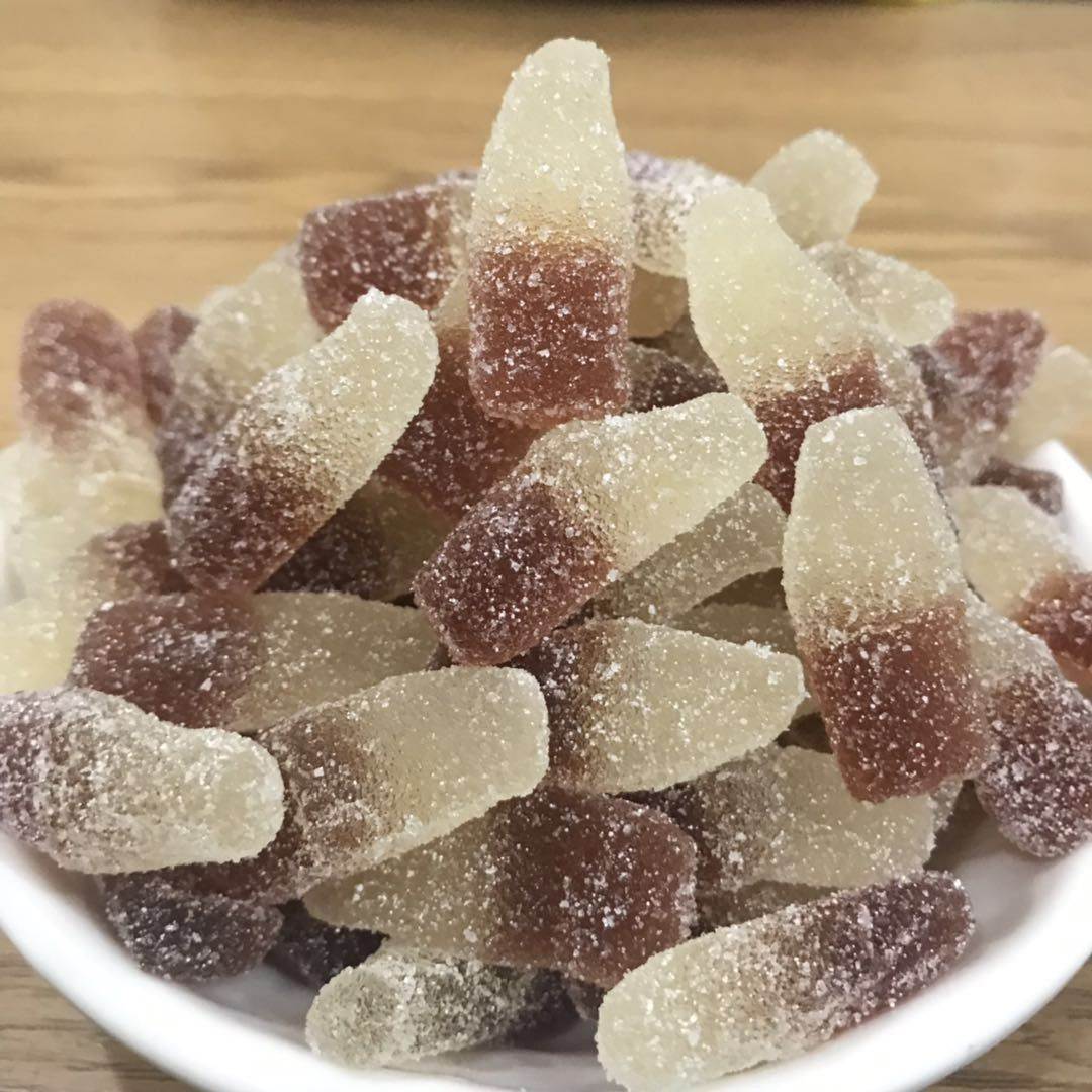 德国口力酸可乐虫酸可乐瓶橡皮糖QQ软糖汽水味儿童网红休闲零食