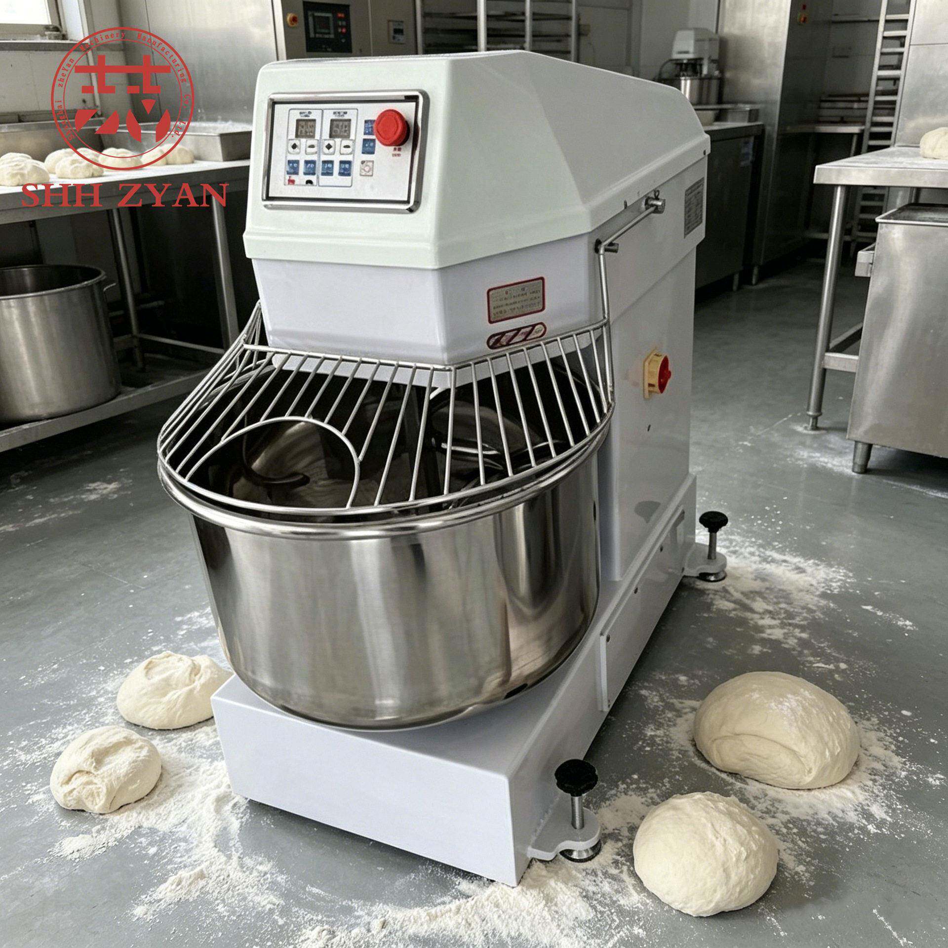 立式大容量和面机80L100L面粉搅拌机Dough mixer跨境商用和面机
