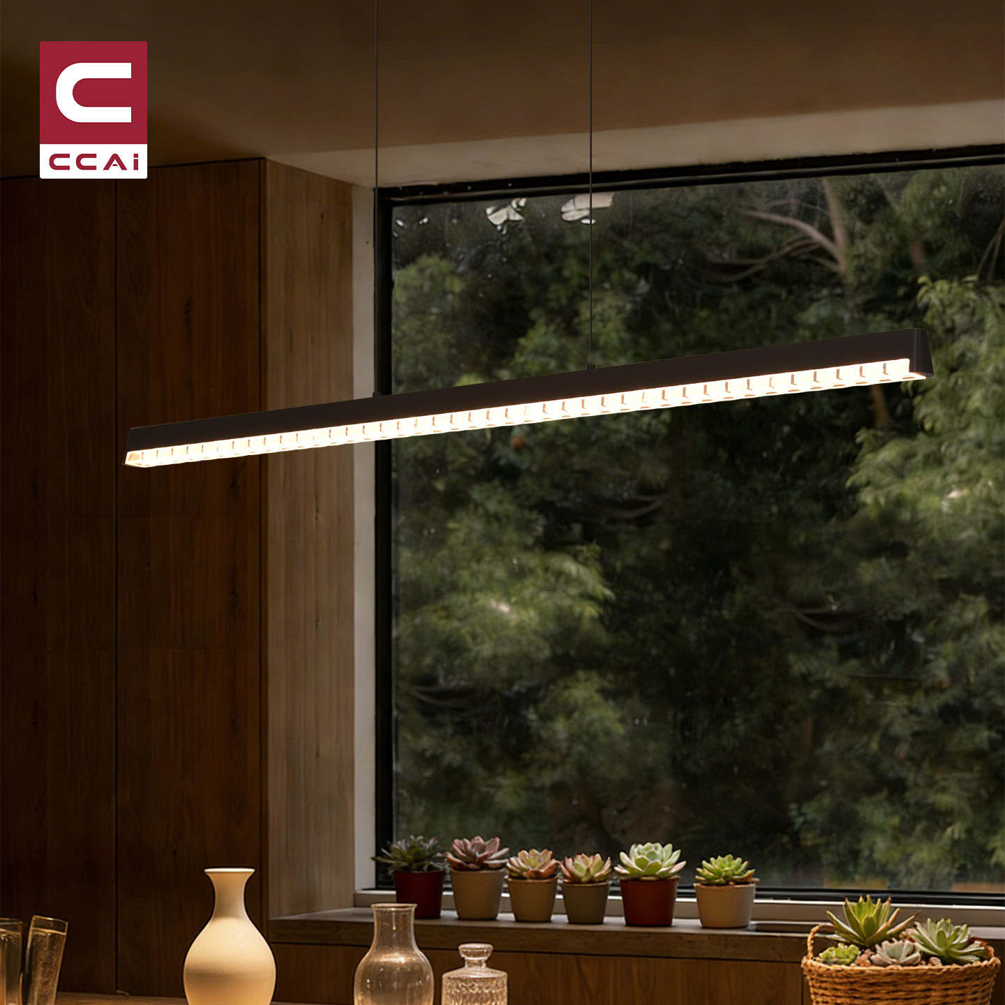 出彩意式极简餐厅吊灯轻奢设计师高级一字灯长条岛台灯餐桌饭厅灯,家装灯饰光源,餐厅吊灯,淘宝优惠券,粉丝福利购,淘宝优惠卷