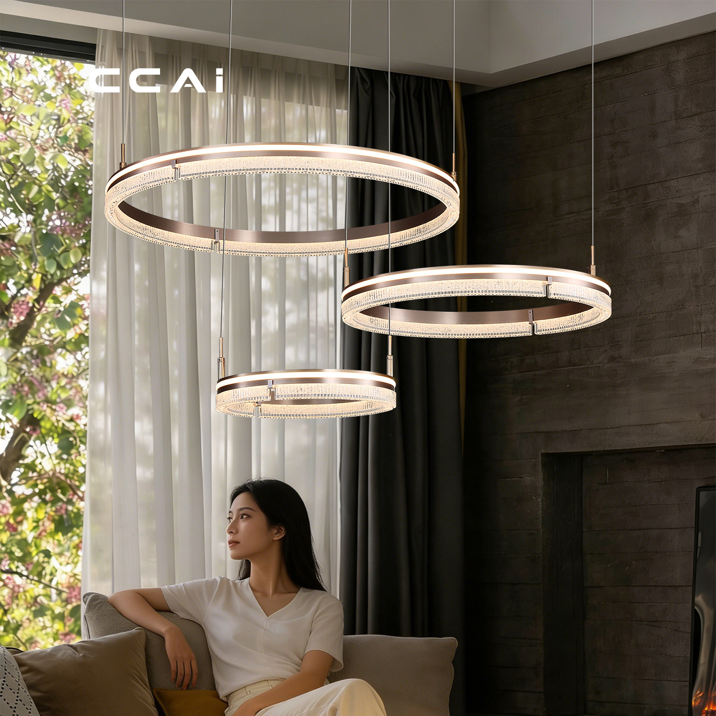 出彩意式极简新款挑空设计师创意现代轻奢高级感复式楼大吊灯,家装灯饰光源,客厅吊灯,淘宝优惠券,粉丝福利购,淘宝优惠卷