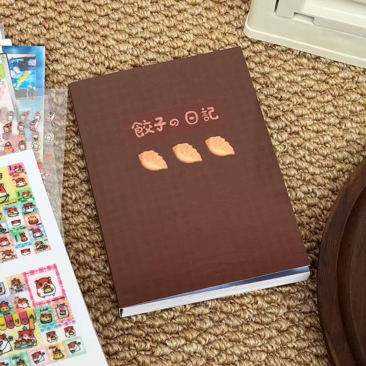 小红书同款创意饺子日记贴纸书手账本贴纸装饰高颜值礼物送朋友,文具电教/文化用品/商务用品,贴纸/立体贴纸,淘宝优惠券,粉丝福利购,淘宝优惠卷