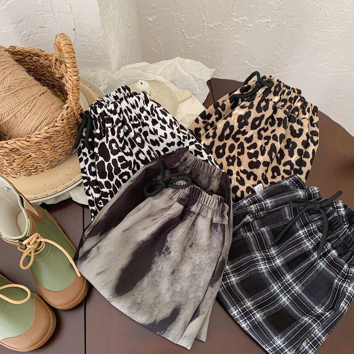 男女童春秋新款洋气韩版休闲束腿时尚百搭潮卫裤春夏宽松 打底裤