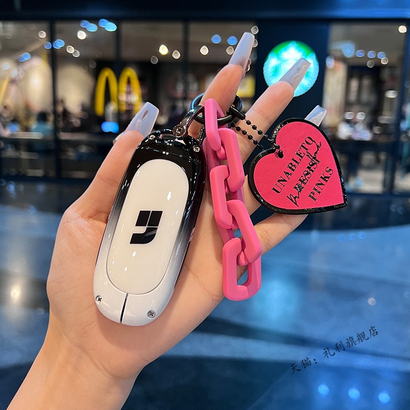 理想MEGA钥匙套专用2024新款高级汽车内饰用品改装件壳扣全包男女