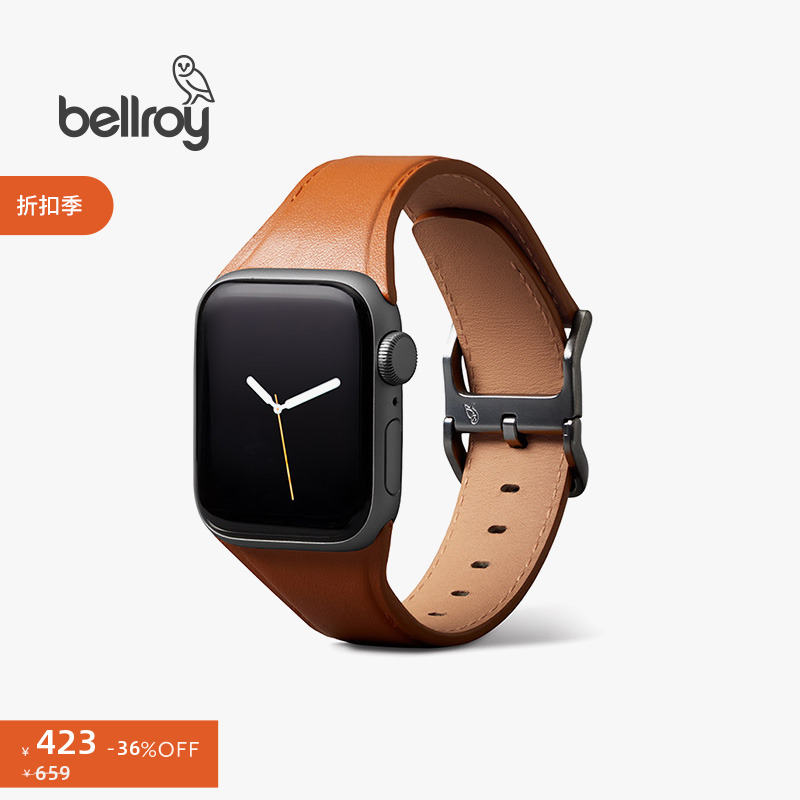 Bellroy经典皮革手表带