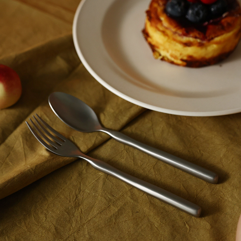 梵几家居×韩国品牌Horang单人刀叉勺套装不锈钢纯色简约送礼餐具