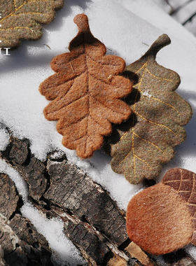 梵几×殷越 毛毡杯垫 家用办公室植物造型咖啡茶水杯隔热垫