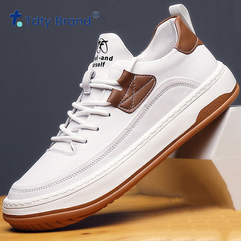 2025新款时尚男士休闲鞋厚底耐磨百搭软底运动舒适防滑板鞋男士,流行男鞋,休闲板鞋,淘宝优惠券,粉丝福利购,淘宝优惠卷