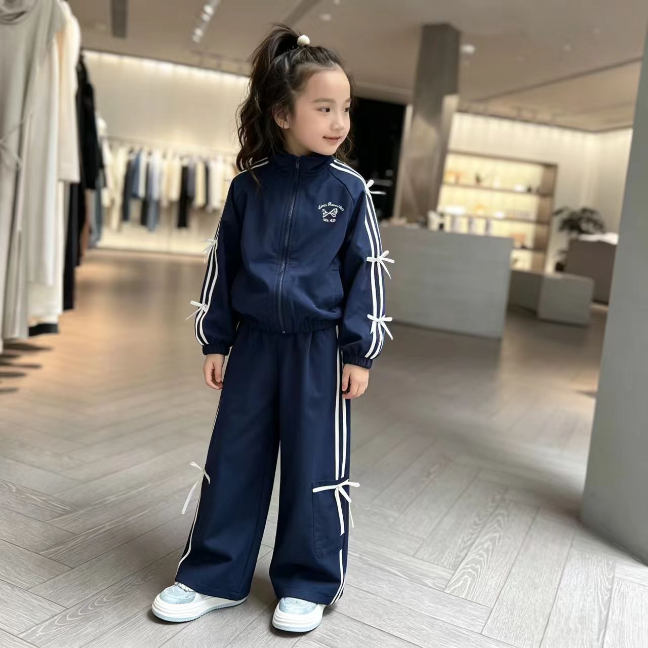 女童韩版休闲套装中大童春秋新款