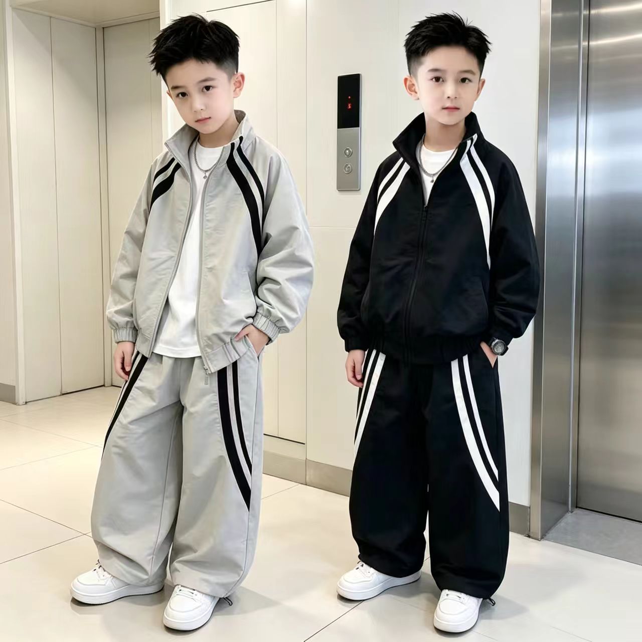 秋季宽松男孩春秋款儿童立领外套