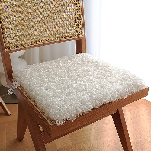 桓羊毛绒垫河北现代椅垫