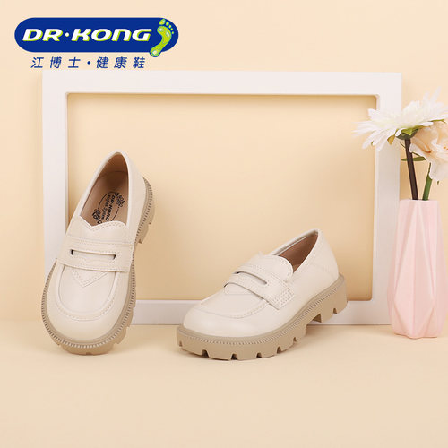 DR.KONG江博士女童四季单鞋公主礼仪鞋英伦风休闲皮鞋B1500679
