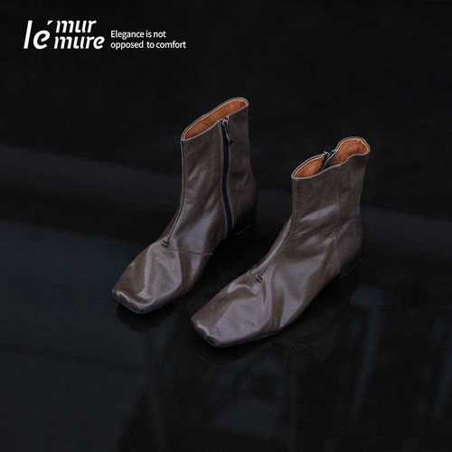 Le'Murmure水洗手工踝靴