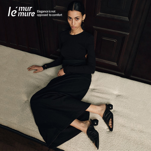 Le'Murmure圆球根拖鞋