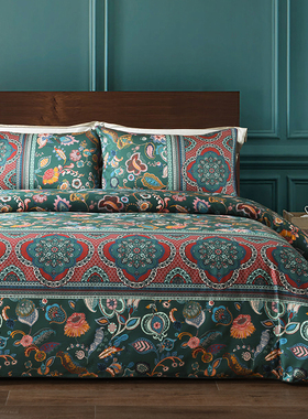 那木A类母婴级80支全棉四件套纯棉巴塞罗那床上用品四季通用