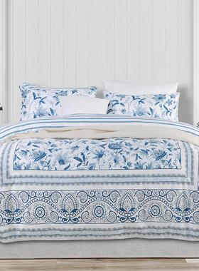 纯棉四件套那木60支长绒棉床上用品中式四件套保暖被子套装