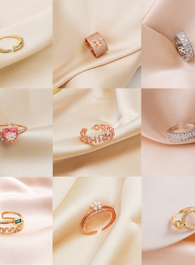 2025保色气质简约设计感锆石戒指