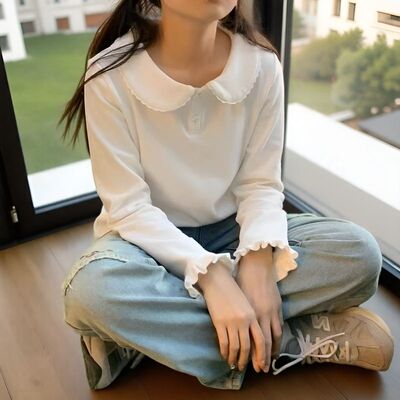 秋冬款德绒加厚保暖洛丽塔内搭上衣2025新款lolita打底小衫可爱风