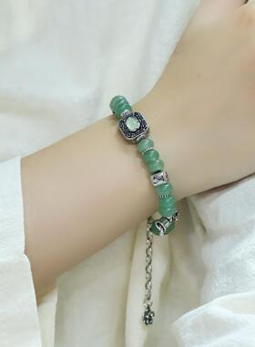 复古做旧扎基铜钱手串女小众设计