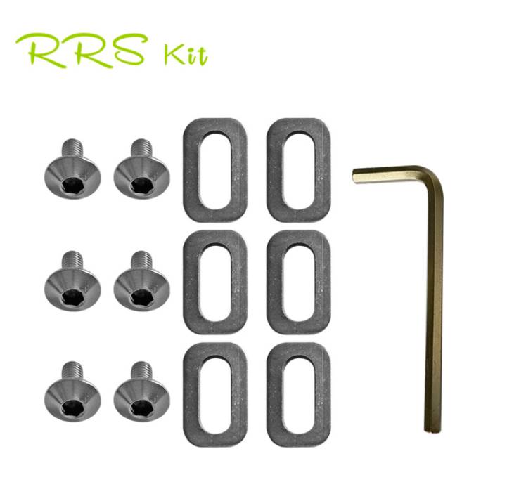 Rrskit公路自行车锁片螺丝look keo spd锁片修补件M5螺丝垫片