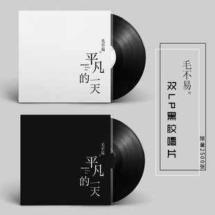 LP黑胶唱片老式 正版 一天 平凡 留声机专用12寸碟片 毛不易专辑