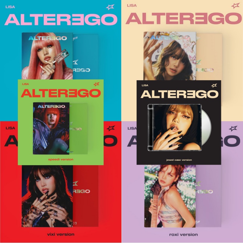 现货 Blackpink Lisa专辑 solo2 ALTER EGO 官方正版周边特典小卡