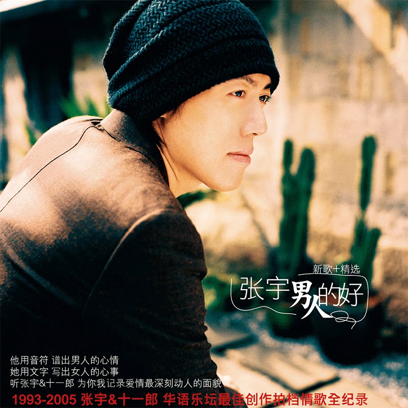正版 张宇新专辑《新歌 精选:男人的好》 唱片碟2cd 歌词本汽车载