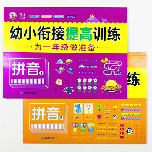 2本幼小衔接学前拼音练习册