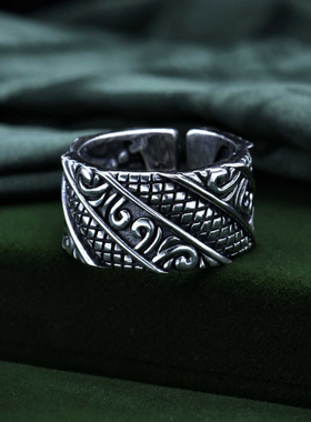 时尚简约复古款式部落云纹