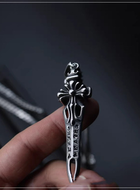 新品日韩时尚款复古兵器潮嘻哈项