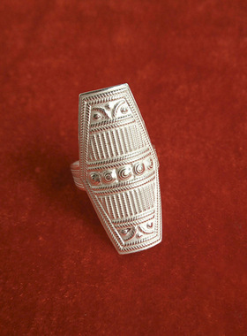 新品彝族戒指大凉山民间手工艺品