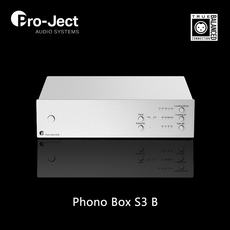 奥地利 Pro-Ject 宝碟 Phono Box S3B MM/MC 平衡XLR 唱头放大器