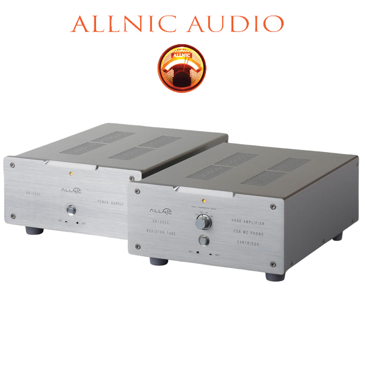 韩国 Allnic 奥立 HA-5000 黑胶唱机 MC动圈式唱头 升压器 升压牛