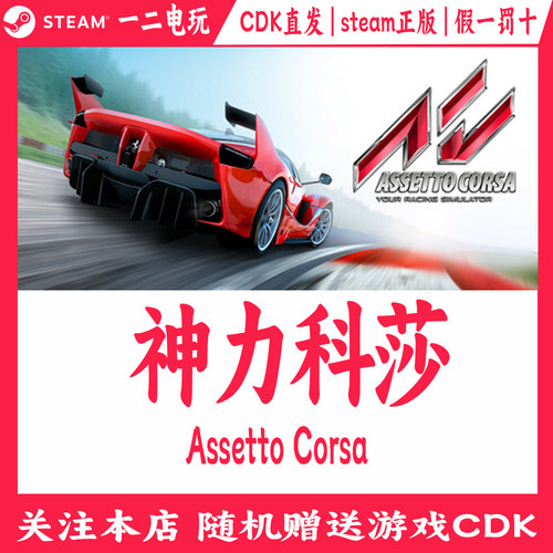 神力科莎steam正版激活码CDKey入库Assetto Corsa全DLC竞速游戏