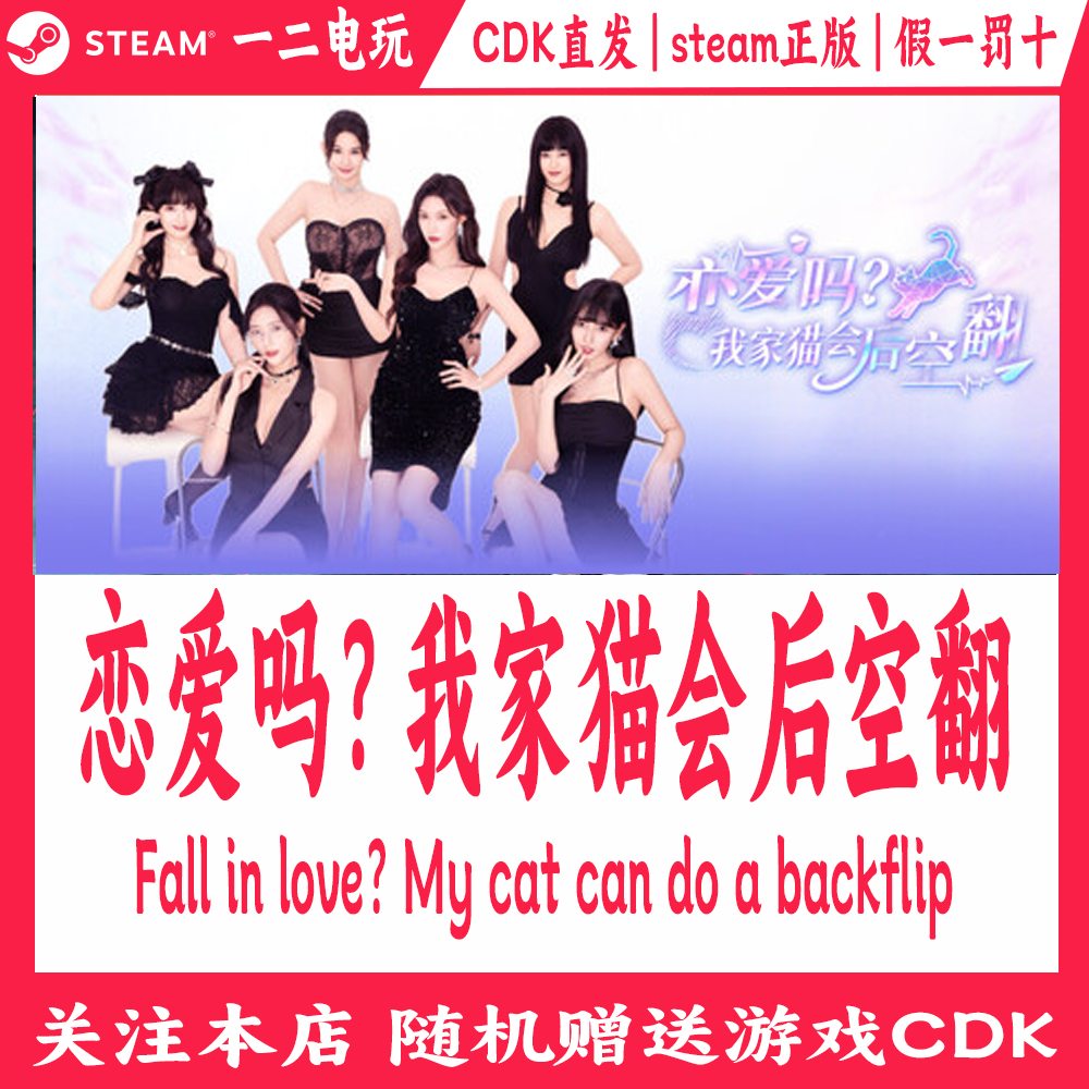 恋爱吗我家猫会后空翻Steam正版CDKey激活码PC游戏