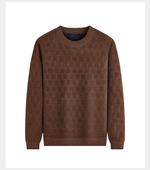 玉米专享 专柜同款 加绒雪尼尔男士 毛衣加厚针织打底上衣 222