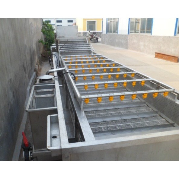 厂家直供苹果清洗设备气泡清洗机土豆翻浪式清洗机器高压果蔬清洗