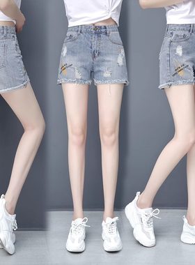女士牛仔裤夏季薄款热裤