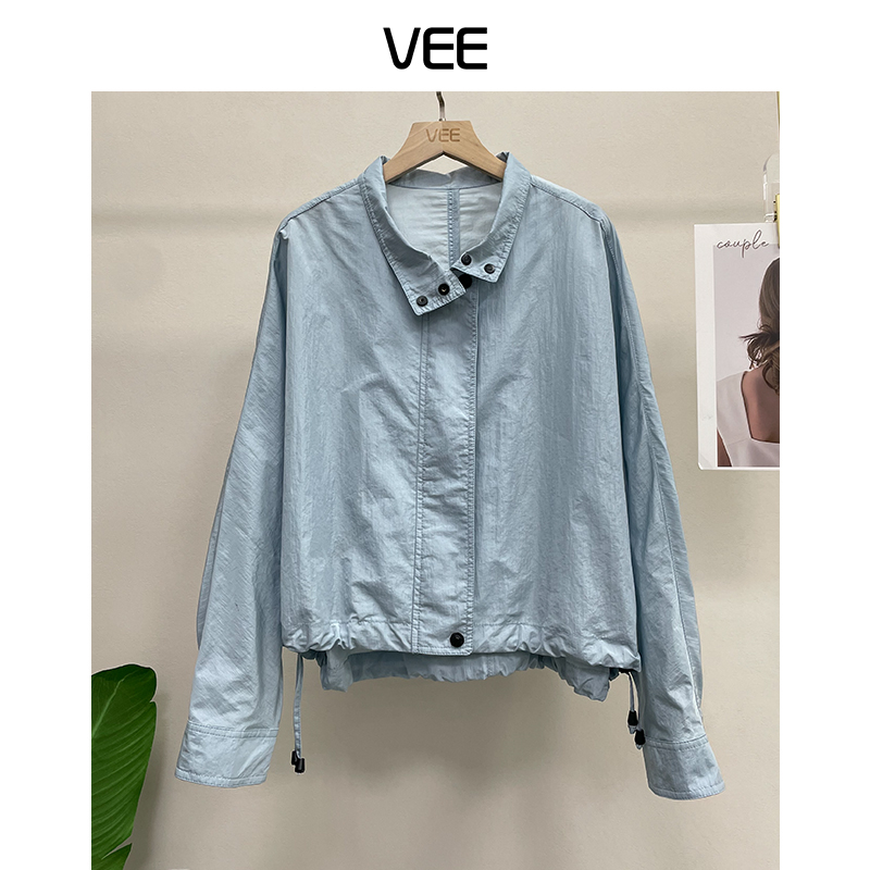 VEE/唯己【户外派对】户外休闲轻薄款短款夹克防晒服