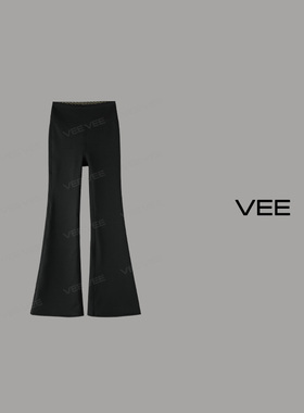 VEE【月光漫步】25秋装新款高腰高弹微喇鲨鱼裤子