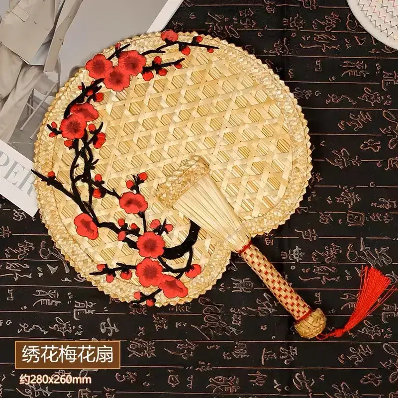 麦秸扇子2026新款家用夏天老式芭蕉扇编织手摇古风扇随身便携蒲扇 - 实物图